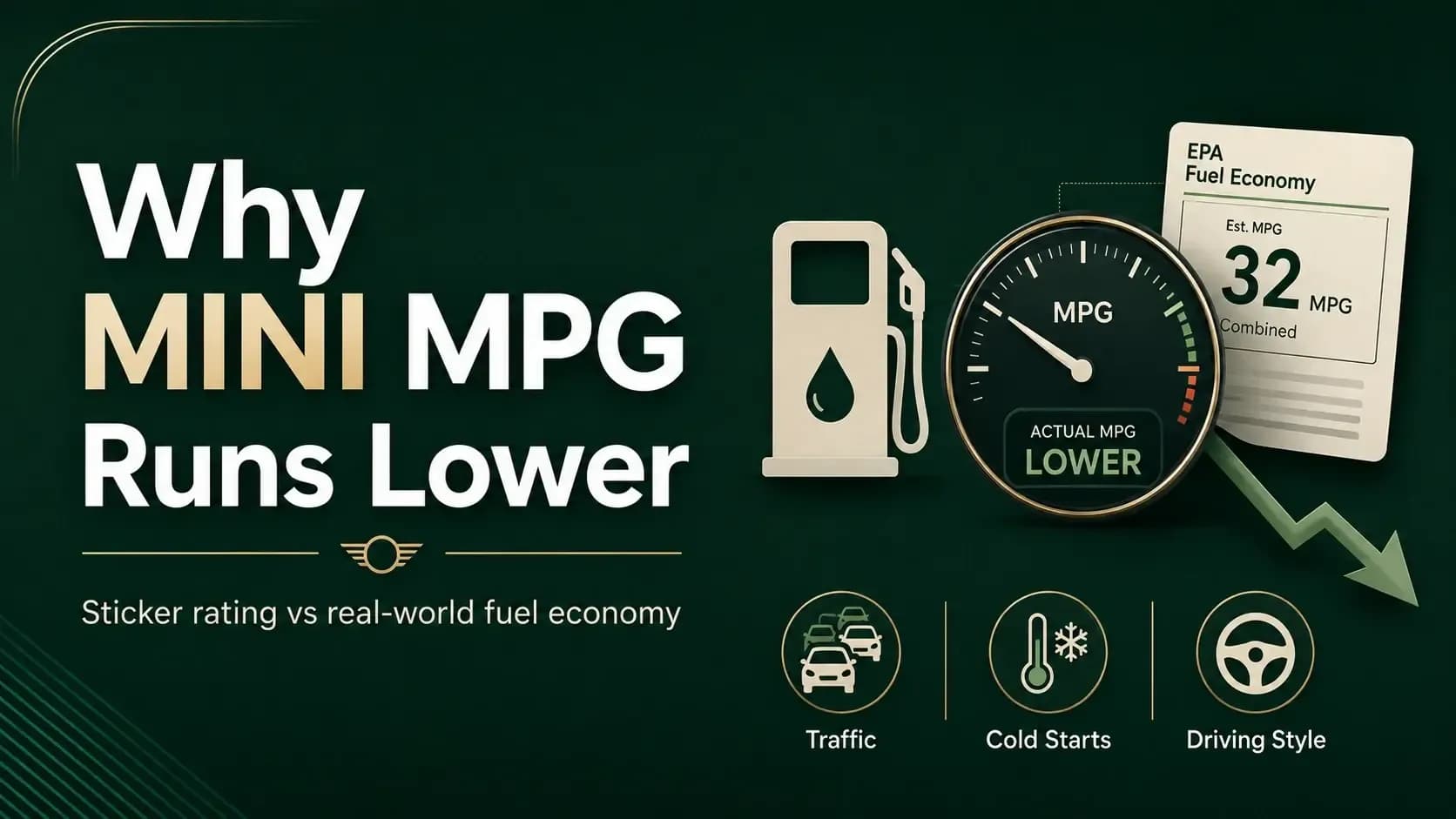MINI’s Actual MPG Is Lower Than the Window Sticker