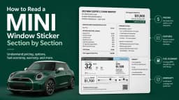 How to Read a MINI Window Sticker: Every Line Explained
